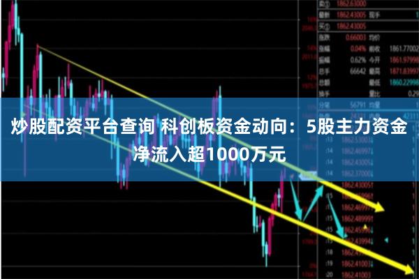 炒股配资平台查询 科创板资金动向：5股主力资金净流入超1000万元