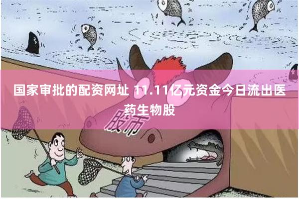国家审批的配资网址 11.11亿元资金今日流出医药生物股