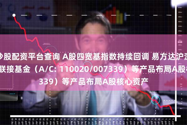 炒股配资平台查询 A股四宽基指数持续回调 易方达沪深300ETF联接基金(A/C: 110020/007339)等产品布局A股核心资产