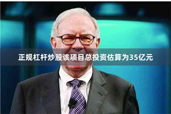正规杠杆炒股该项目总投资估算为35亿元